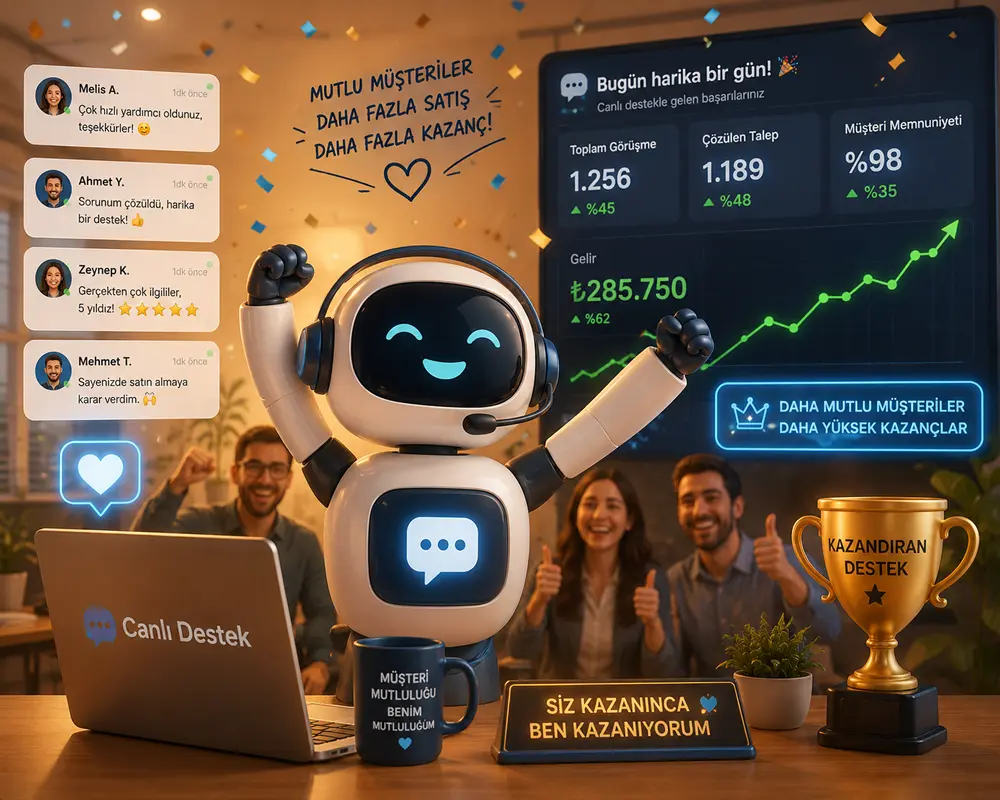 Yapay Zeka Chatbot Müşteri Destek Asistanı